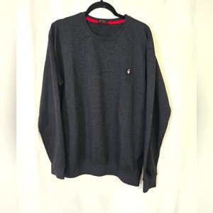 Olive Sport Heathered Black Cotton Fall Sweater Size 3XL